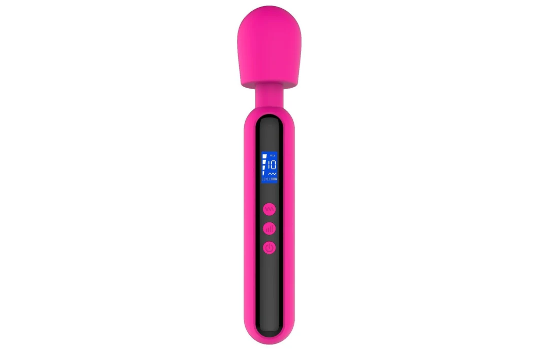 Wand Vibrator AV Massage Adult Product LED Liquid Crystal Display