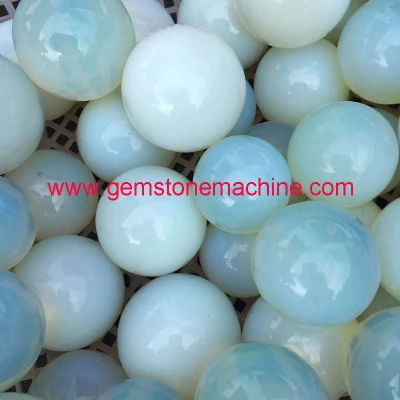 High Quality Synthetic White Opal Sphere Crystal Ball Carvings for Decoration